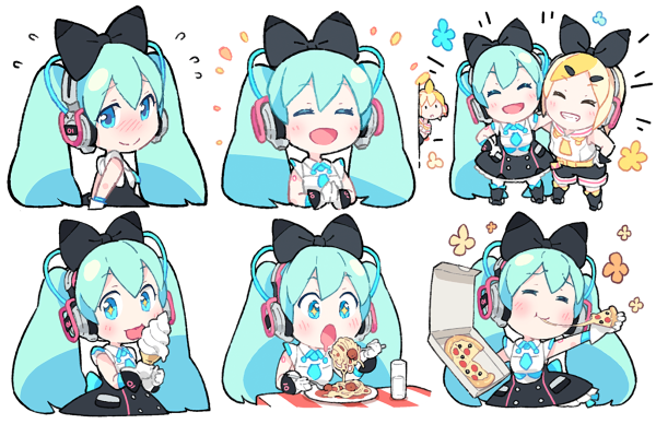 Хатсуне Мику Стикеры