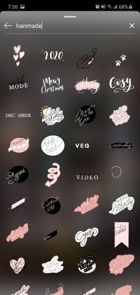 Стикеры для сторис