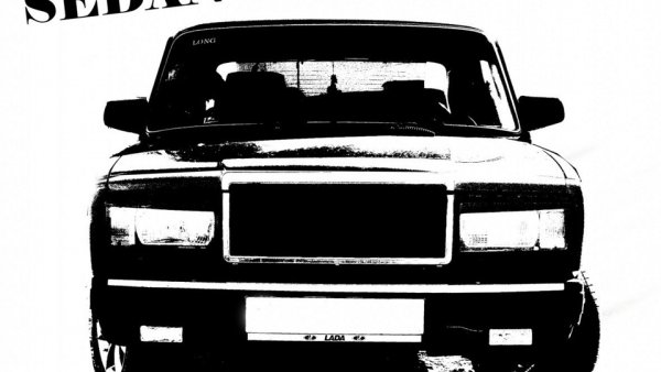 Наклейки сбоку на ВАЗ 2107