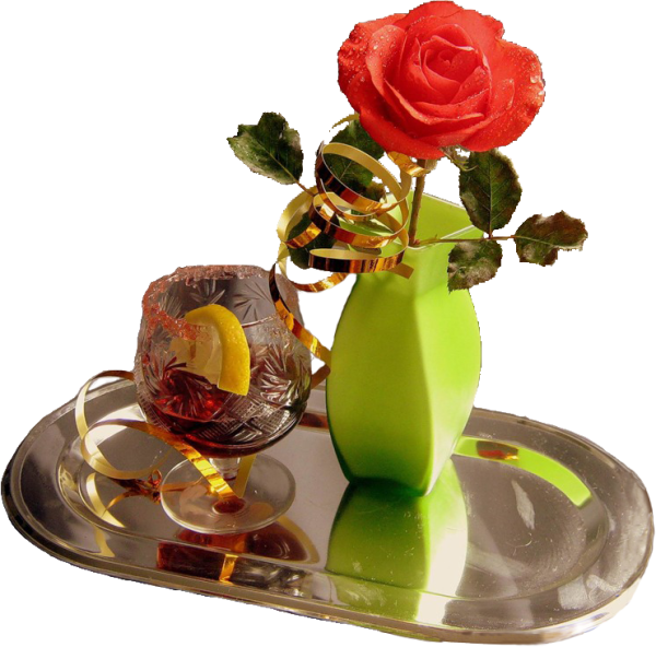 Красивые фужеры с добрым утром