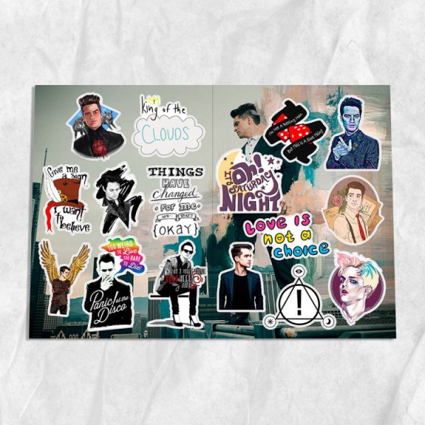 Наклейки Panic at the Disco