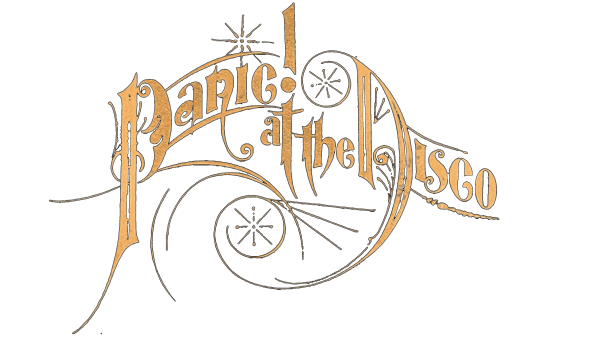 Panic at the Disco логотип хромакей