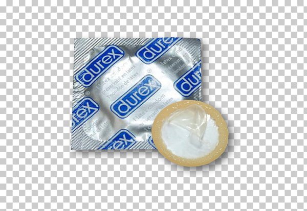 Презерватив на прозрачном фоне