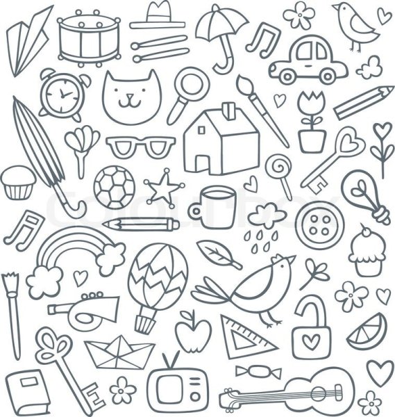 Маленькие распечатки черно белые