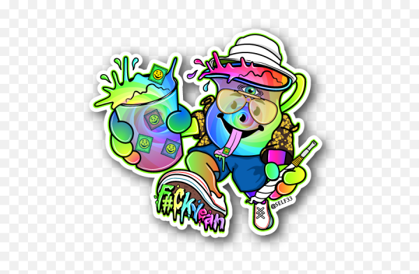 Стикеры нано краска топ