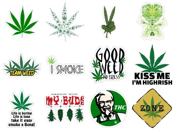 Стикеры с наркотиками