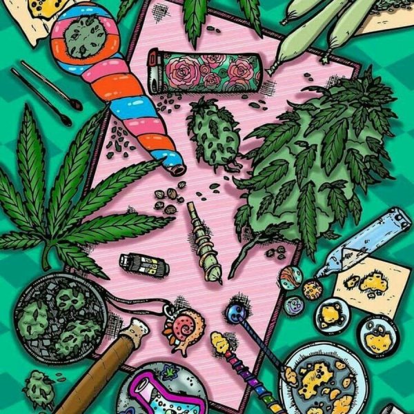 Картина конопля