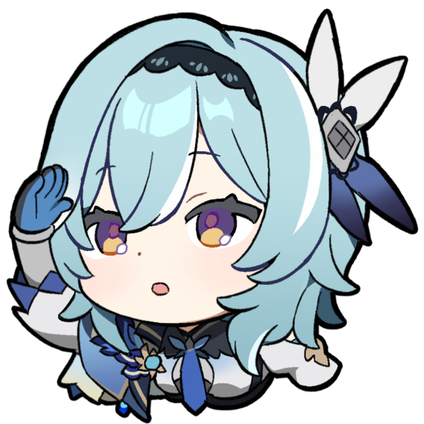 Яэ Мико Стикеры Чиби