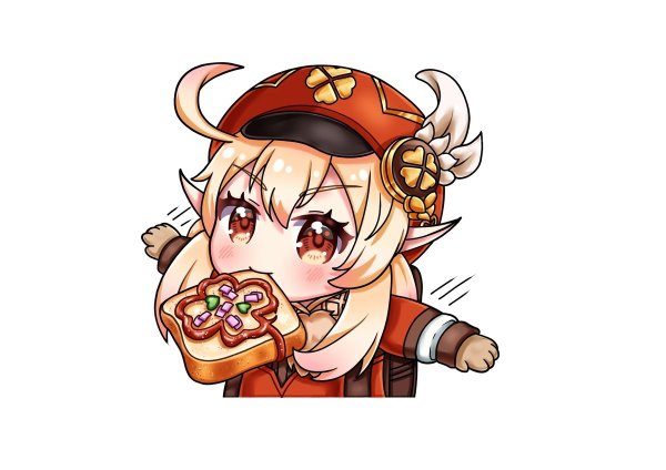 Стикеры с кли Геншин