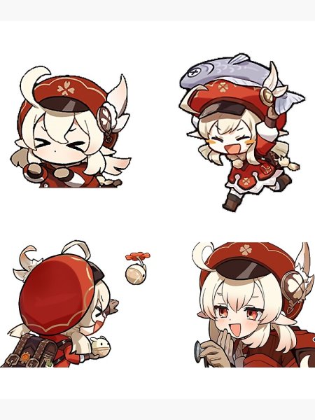 Геншин Чиби Стикеры