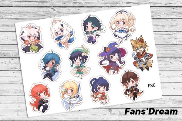 Стикерпак Геншин Импакт