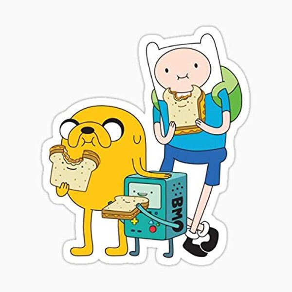 Наклейки время приключений