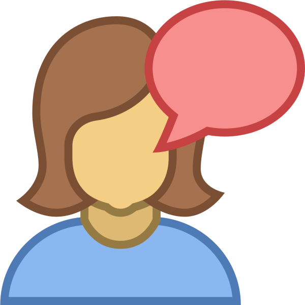 Символ говорящий человек