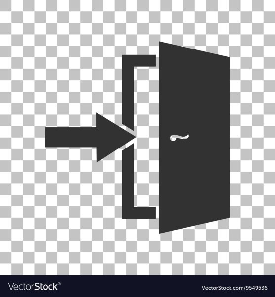 Дверь выход значок