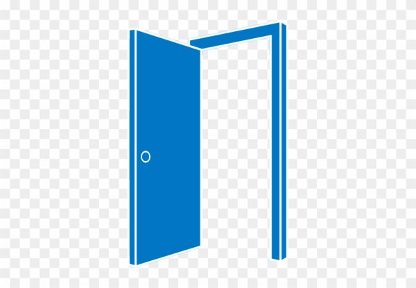 Открытая дверь значок