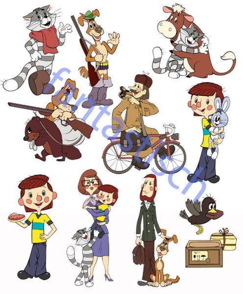 Мультфильные герои советского Союза