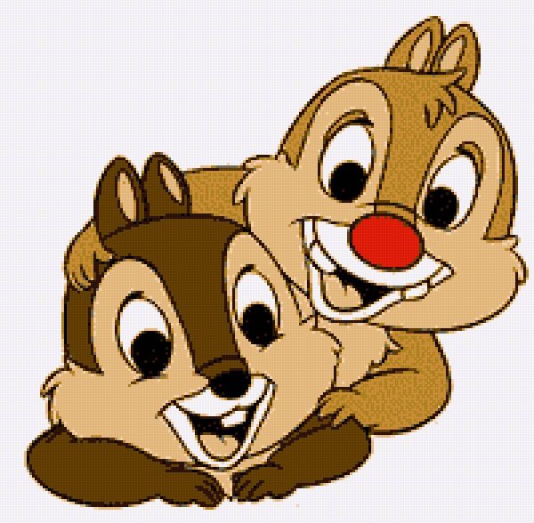 Чип и Дейл на прозрачном фоне