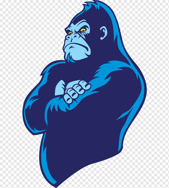 Синяя горилла