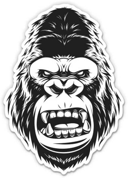 Горилла эскиз