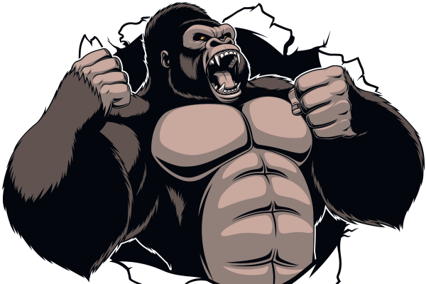 Обезьяна со штангой