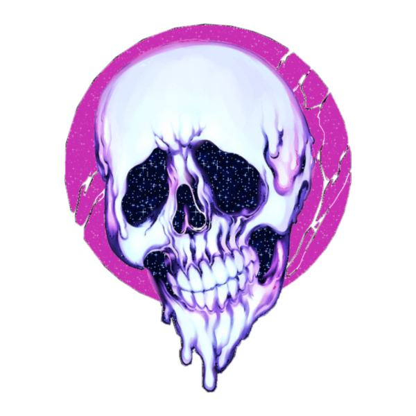 Фиолетовый череп