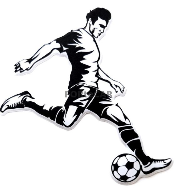 Нога футбол вектор