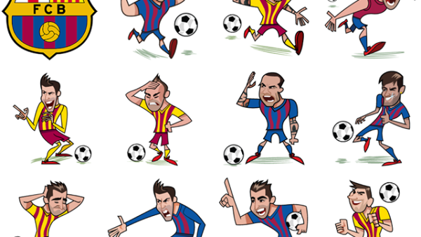 Наклейка футболист