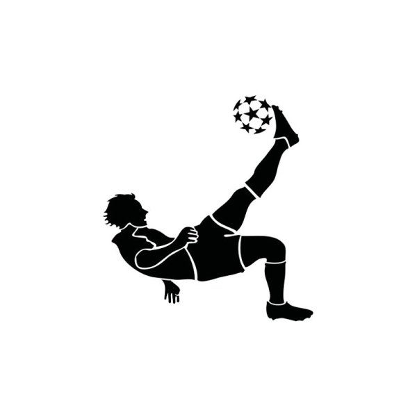 Силуэт вратаря футбол