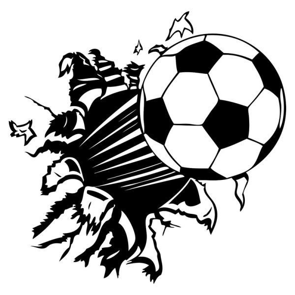 Силуэт вратаря футбол