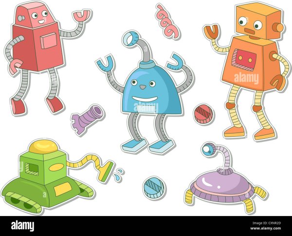 Наклейки робототехника