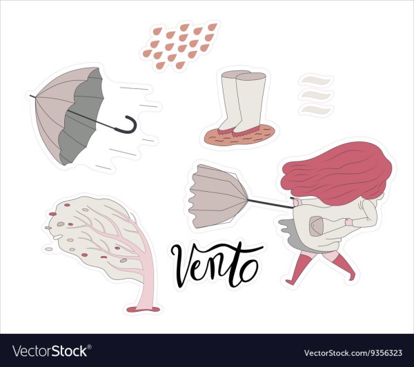 Стикеры ветреный