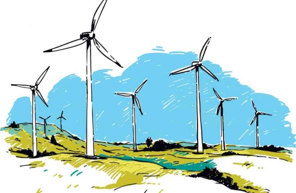 Ветрогенератор вектор