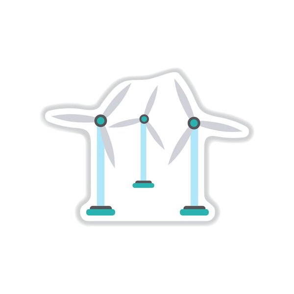 Мельница силуэт