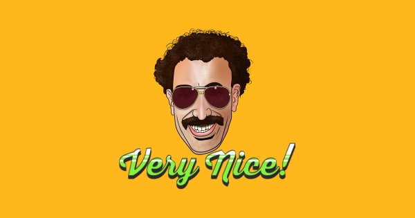 Наклейка Борат