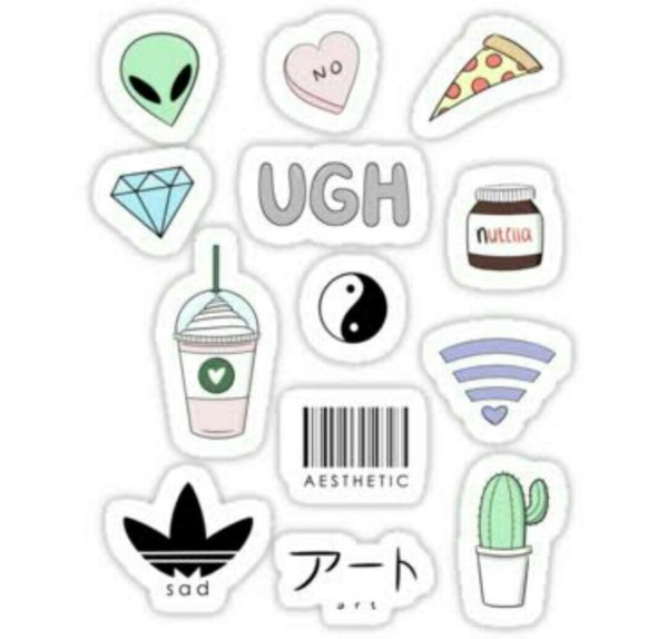 Наклейки aesthetic