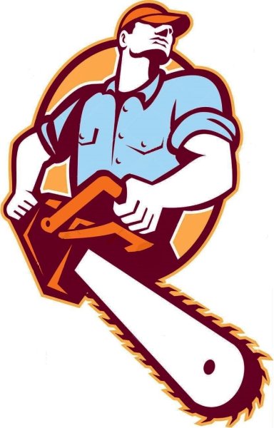 Карикатура с бензопилой