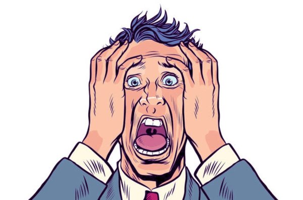 Девушка ШОК вектор