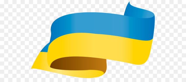 Флаг Украины сзади