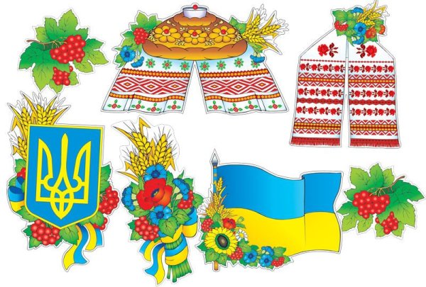 Ребенок с флагом Украины