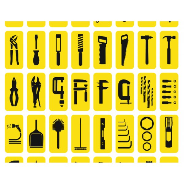 Наклейка "инструменты"