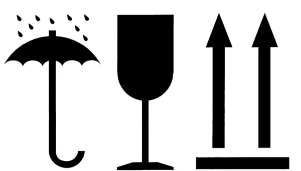 Манипуляционный знак хрупкое осторожно