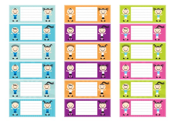 Имена на шкафчики в детском саду