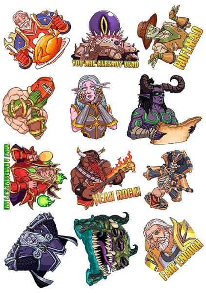 Стикеры Warcraft