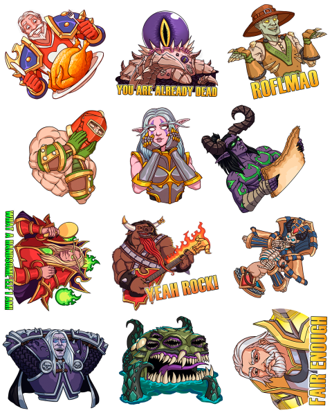 Наклейка World of Warcraft