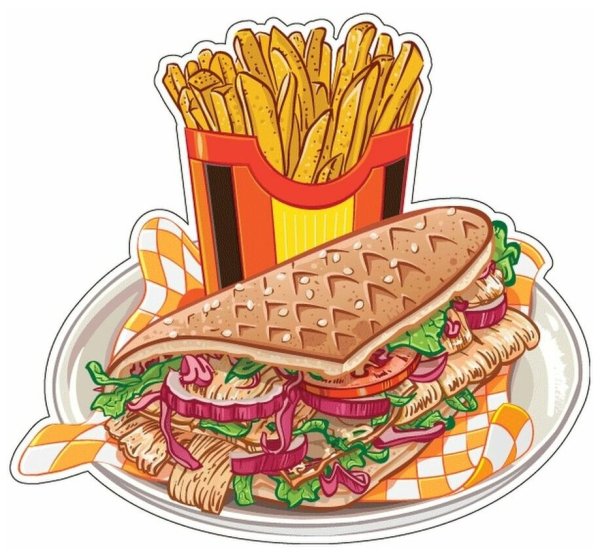 Векторная шаурма