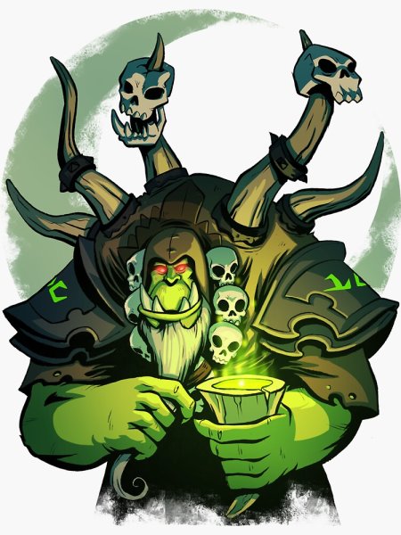 Наклейка Паладин wow