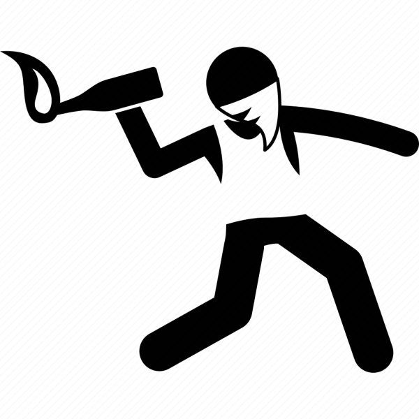 Митинг силуэт