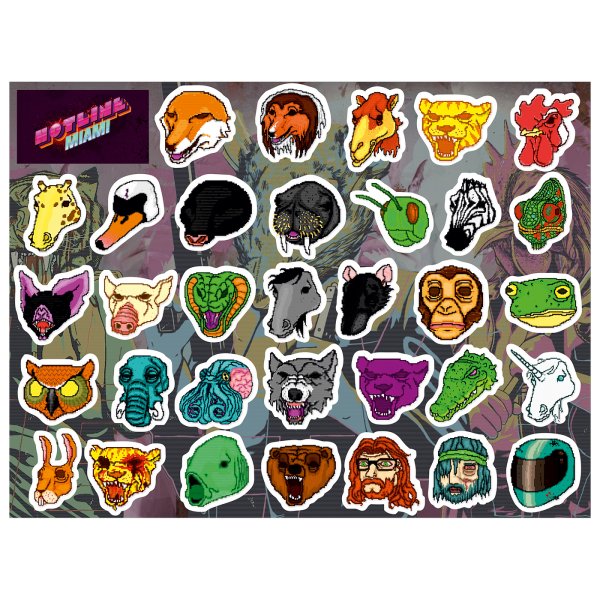 Hotline Miami Стикеры