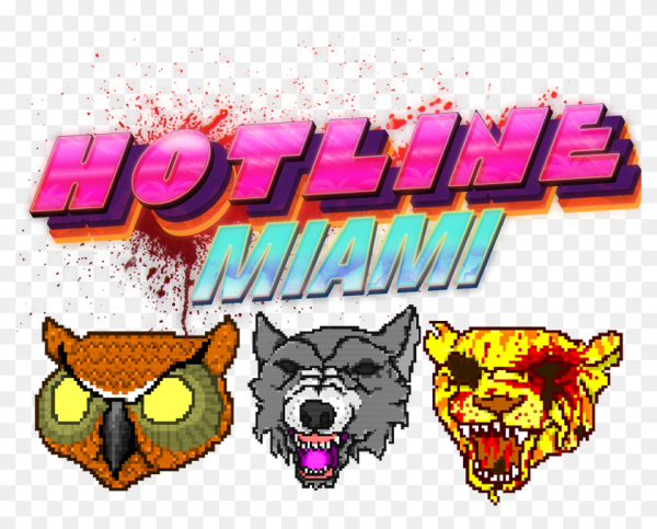 Hotline Miami надпись