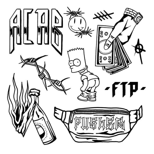 Эскизы тату андеграунд